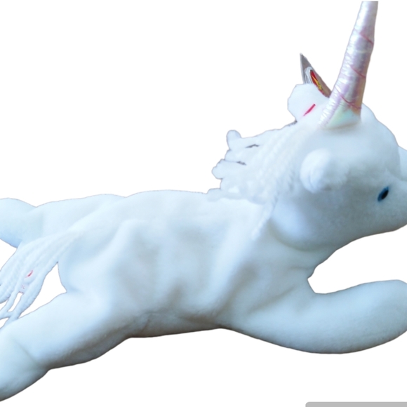 Ty Beanie Babies - Mystic White Unicorn 1994 **RARE, ERRORS** (Retired, … - Picture 9 of 10